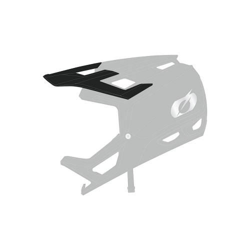 O'Neal Transition Solid Visor Helm Blende Schirm (L-XXL) schwarz Oneal 