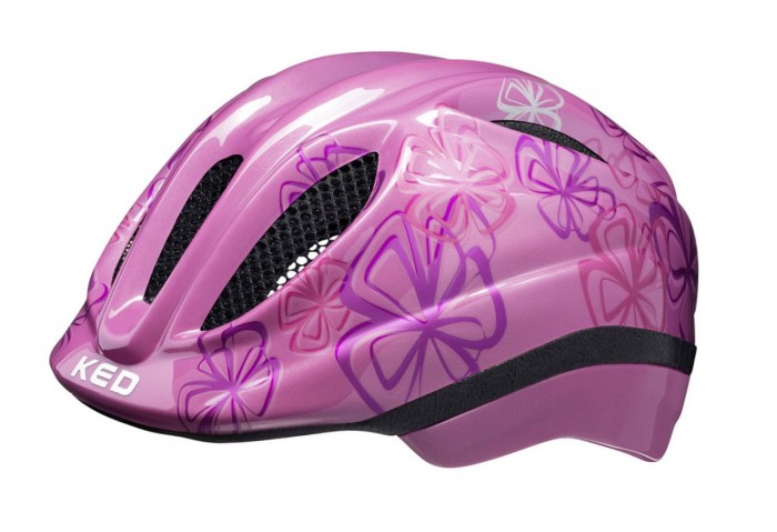Ked Meggy II Trend Flower Kinder Fahrrad Helm pink 2023 