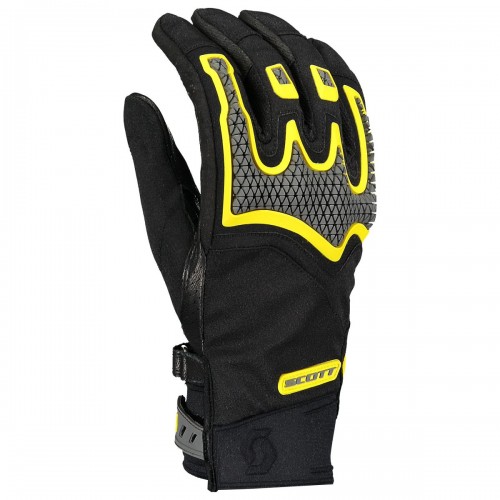 Scott Dualraid Motorrad Handschuhe schwarz/gelb 2024 