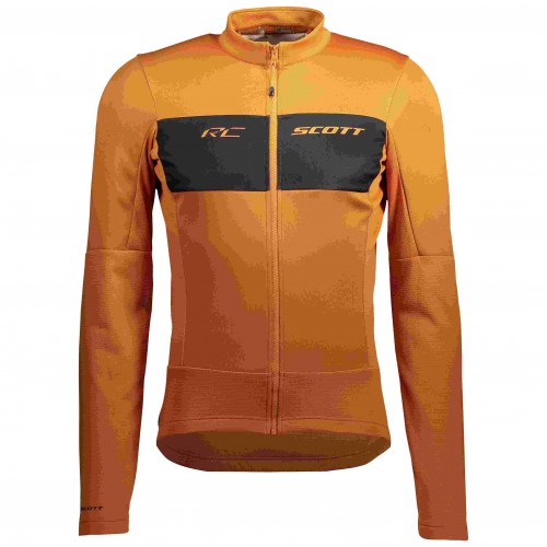 Scott RC Warm Hybrid WB Winter Fahrrad Jacke orange/schwarz 2022 