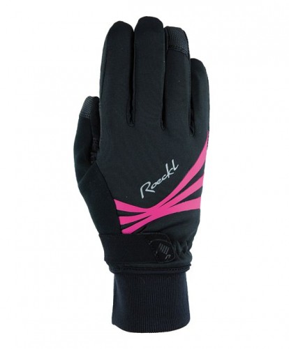 Roeckl Wilora Damen Winter Fahrrad Handschuhe schwarz/pink 2022 