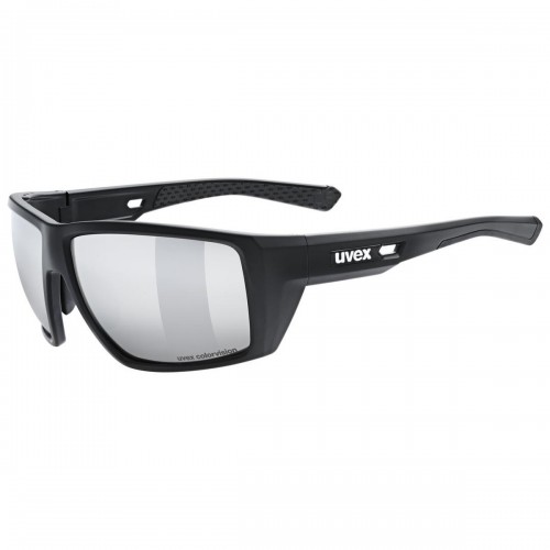 Uvex Mtn Venture CV Outdoor / Bergsport Brille matt schwarz/mirror silberfarben 