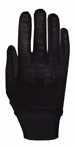 Roeckl Merino Winter Unterziehhandschuh / Handschuhe schwarz 