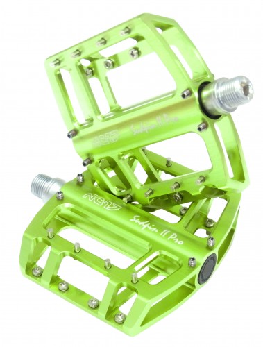NC-17 Sudpin II Pro CNC Fahrrad Plattform Pedal grün 