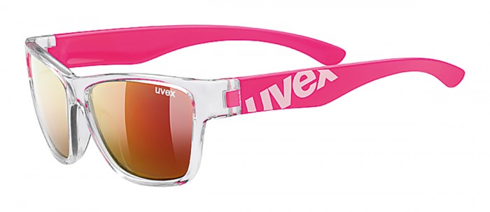Uvex Sportstyle 508 Kinder Fahrrad / Sport Brille klar/pink 