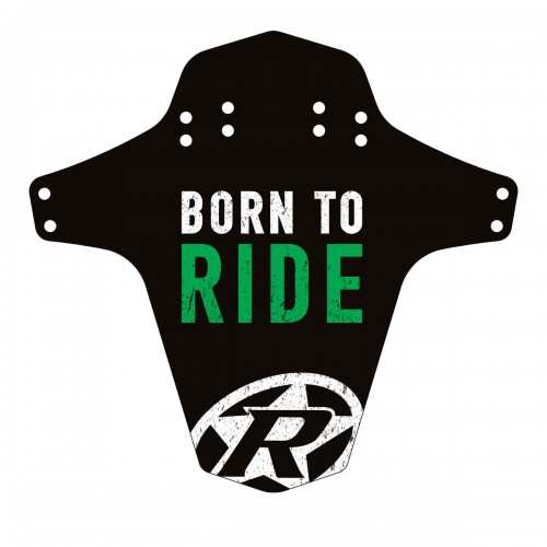 Reverse Mudguard Schutzblech Born to Ride, neon grün 