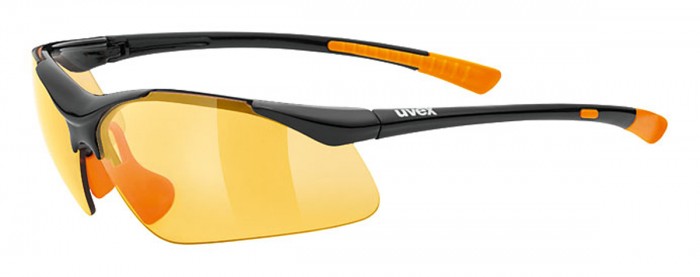 Uvex Sportstyle 223 Fahrrad Brille schwarz/orange 