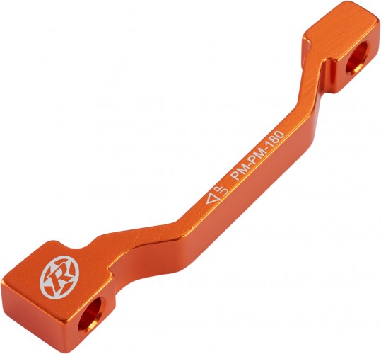 Reverse Scheibenbremsen Adapter PM-PM von 160 auf 180mm orange 