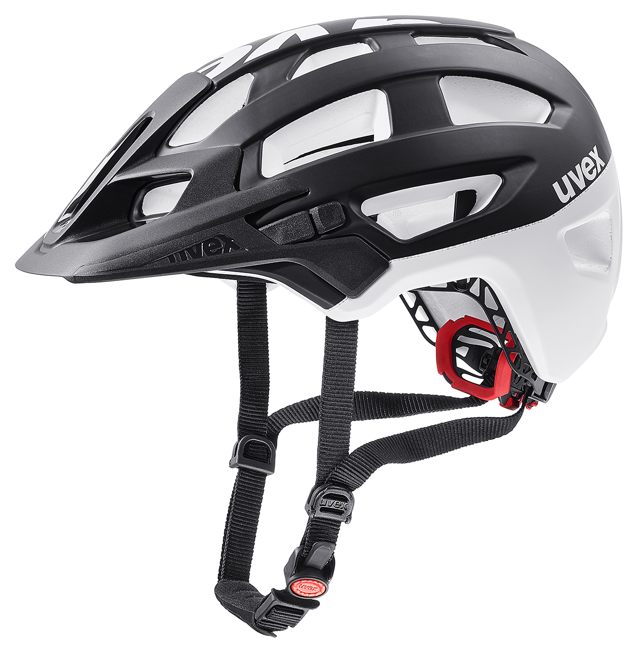 Uvex Finale MTB Fahrrad Helm schwarz/weiß 2018 von Top